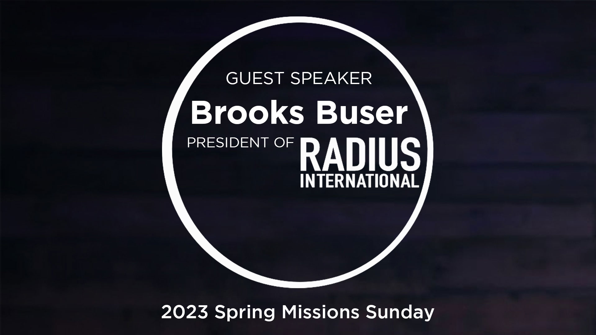 Missions Emphasis Sunday: Goers and Senders