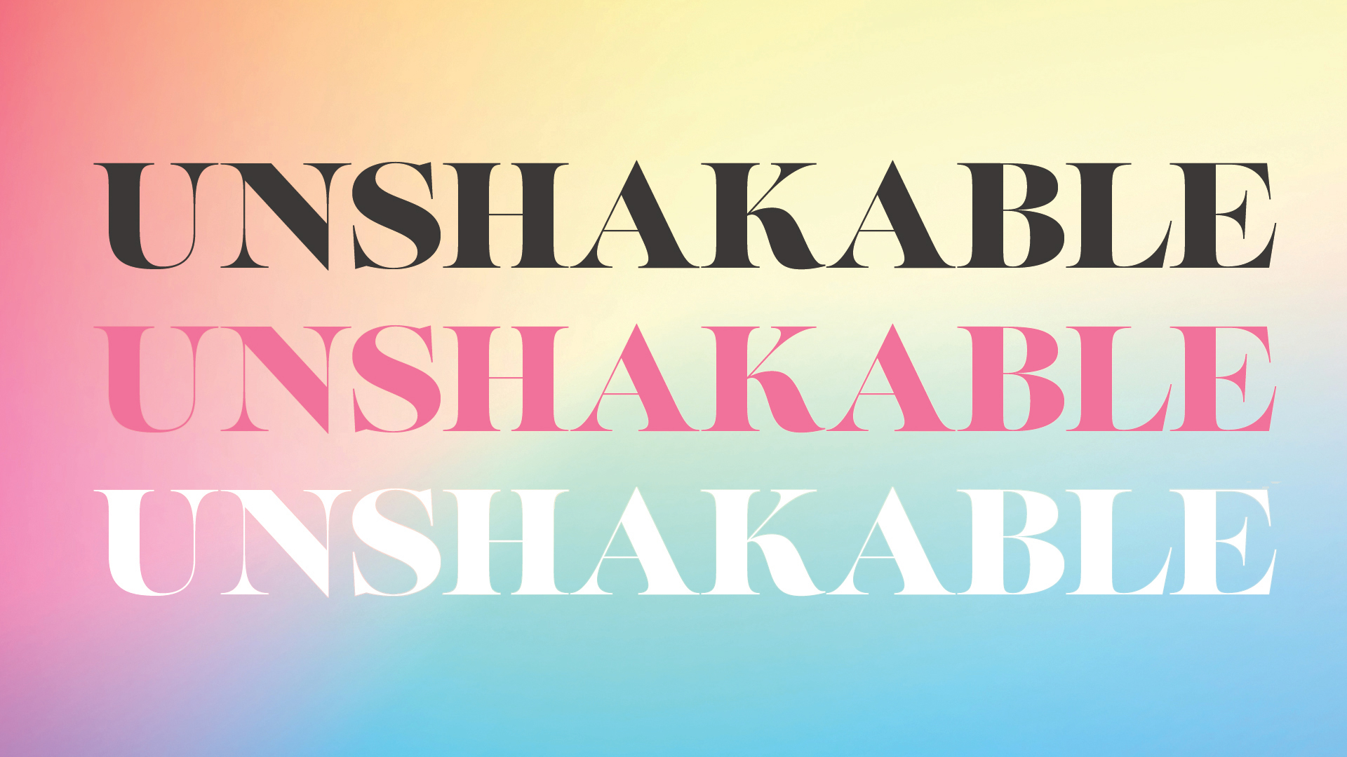 An Unshakable Kingdom